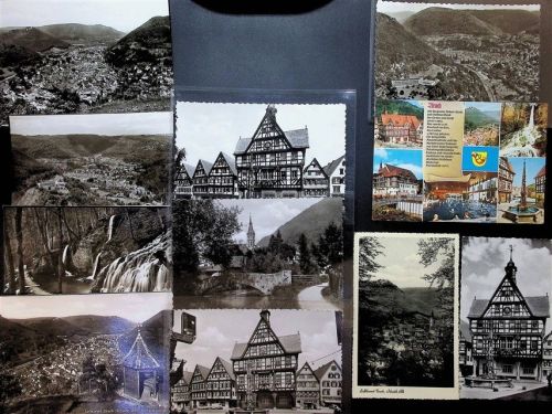 72574 W7432 Urach Bad Urach Lot mit 21 AK