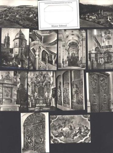 Schöntal Kloster , Kleinfotoserie mit 12 St im Originalumschlag