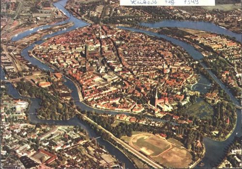Lübeck 1975 Großfoto