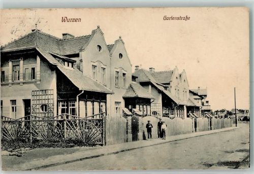 Wurzen 1911 Gartenstraße Bahnpost Zug 481
