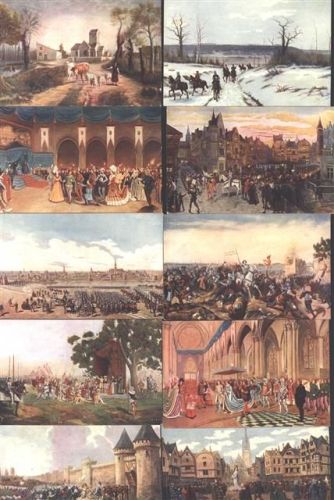 Serie Jeanne d´Arc komplett Lot mit 10 AK