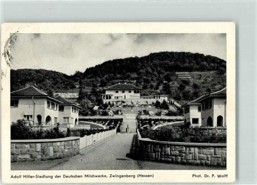 Zwingenberg WK II Adolf Hitler-Siedlung d. Deutschen Milchwerke