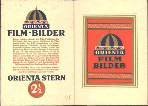 Orienta Filmbilder Sammelliste