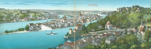Passau 1920 Raddampfer