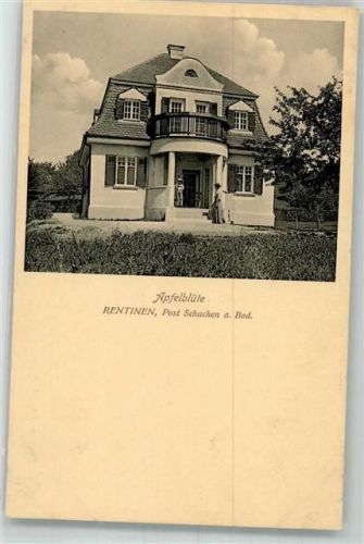 88131 W8990 Bad Schachen Foto AK Rentinen Villa Apfelblüte