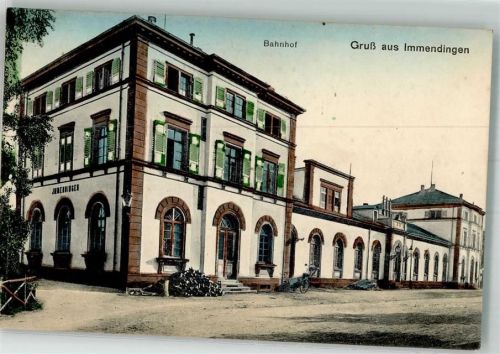 Immendingen 1914 Bahnhof