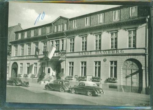 Uelzen Hotel Stadt Hamburg AK mit Negativ