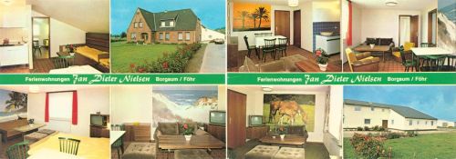 Borgsum Ferienwohnungen Nielsen Aussen-und Innenansicht