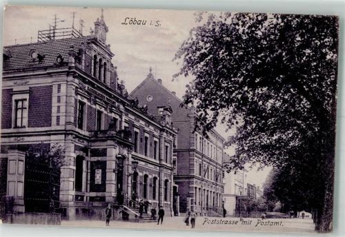 02708 O8700 Löbau 1905 - Poststraße Postamt