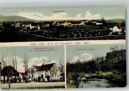 Georgewitz 1911 Gasthaus zur Skala An der Skala