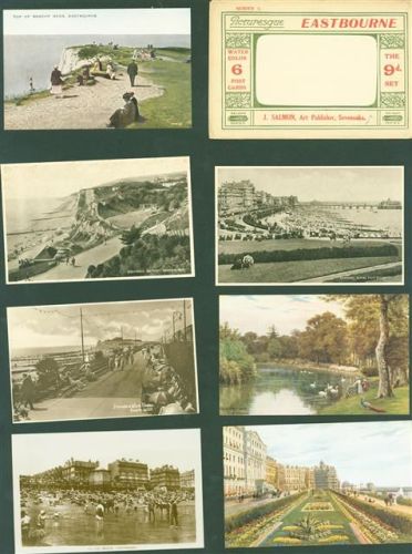 Eastbourne Lot mit 12 AK Originalumschlag