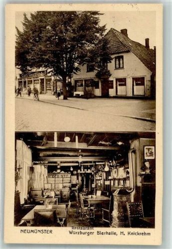 Neumünster Gasthaus Würzburger Bierhalle Gastraum