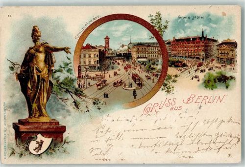 Wannsee 1898 Königstraße Berolina Grand-Hotel