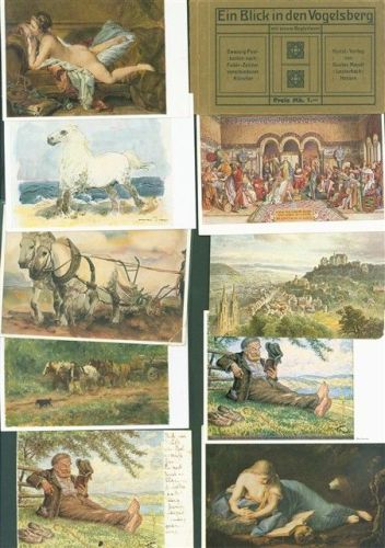 Lot mit 17 AK und 3 Fotos und 2 Originalumschläge viele mit Gebrauchsspuren Mandt Posten 21 bis 100 AK