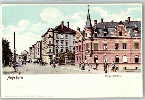 Augsburg Wertachstraße Verlag Ottmar Zieher-München