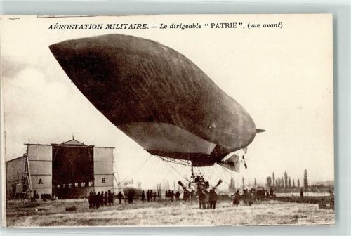 Aerostation Militaire - Le dirigeable "Patrie" Zeppelin