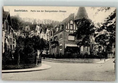 Saarbrücken 1908 Saargemünderstraße