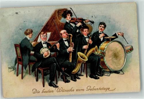 Geburtstag Ständchen Musikanten Verlag Lederer & Popper 2137/II