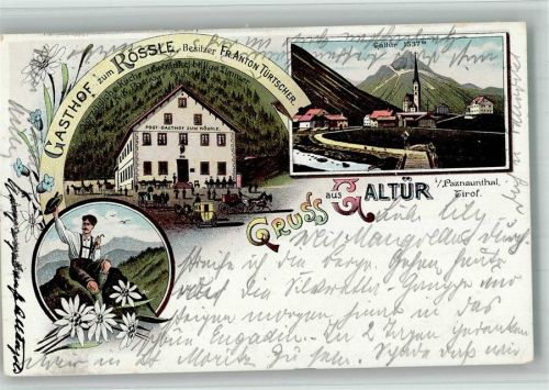 Galtür Tracht Postkutsche Gasthaus zum Rössle