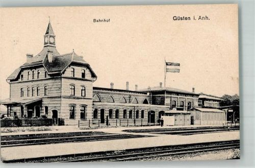 Güsten Bahnhof Güsten Bahnsteige
