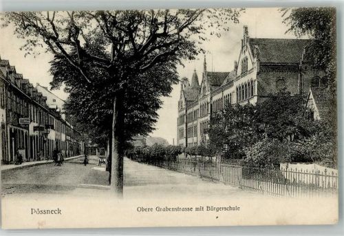 Pößneck Obere Grabenstraße Bürgerschule