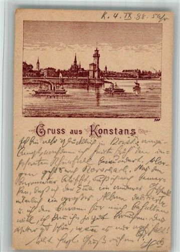 Konstanz 1888 Leuchtturm