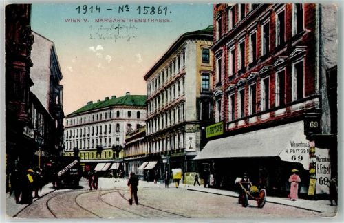Wien 1914 Margarethenstraße