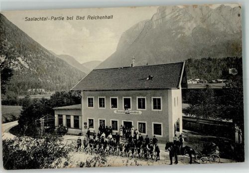Bad Reichenhall Saaletal Gasthaus Saaletal Radfahrer