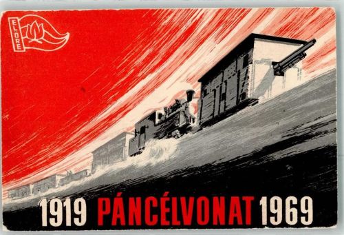 1919 - 1969 Eisenbahn Geschütz Gepanzerter Zug Elöre