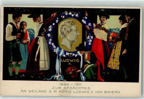 1911 Gedächtnis Weiland S.M.König Ludwig II.