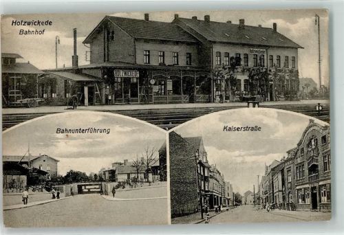 Holzwickede Bahnhof Bahnunterführung Kaiserstraße