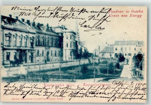 Osijek 1900 Kapuzinergasse