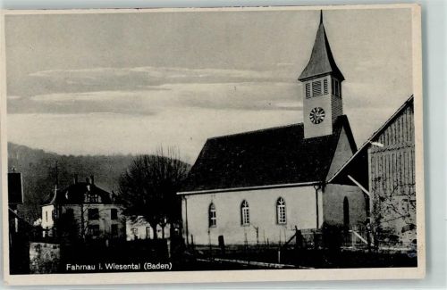 Fahrnau Kirche Uhr