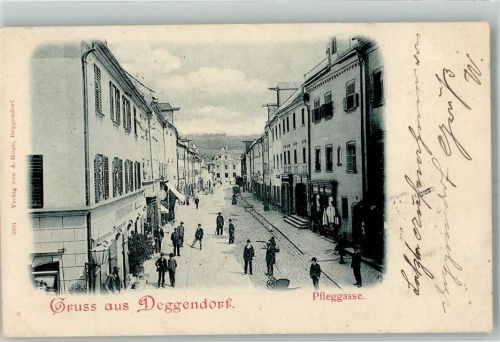 Deggendorf 1898 Pfelggasse