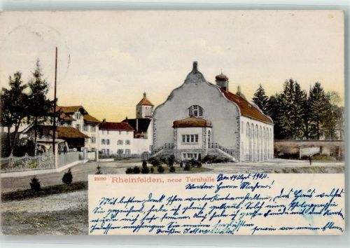 79618 W7888 Rheinfelden , Baden 1904 - neue Turnhalle