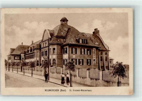 Neunkirchen 1918 St. Vincenz Waisenhaus Feldpost WK I