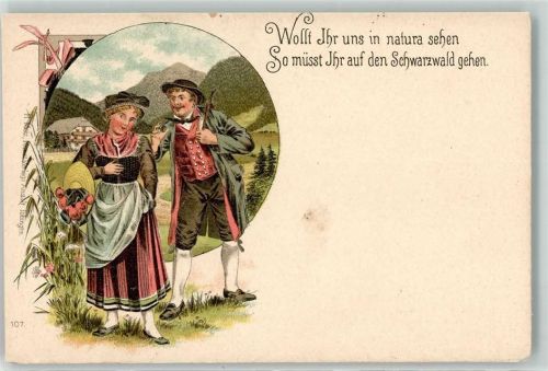 1899 Woll Ihr uns in natura sehen? Verlag H. Metz Nr. 107