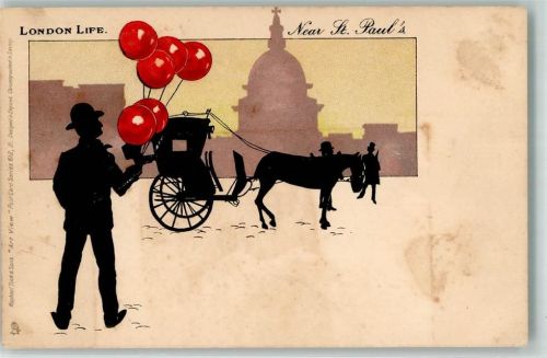 London Tuck`s Art View Nr. 612 Bei St. Paul`s