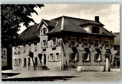 79802 W7891 Dettighofen Foto AK Gasthaus zum Löwen