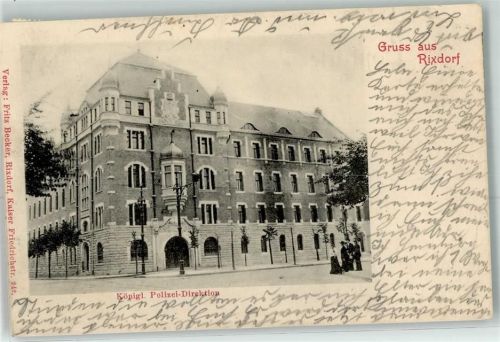 Rixdorf 1903 Königl. Polizei-Direktion