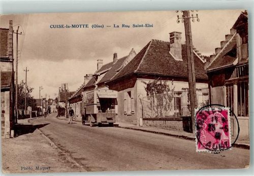 Cuise-la-Motte La Rue saint Eloi LKW Mann