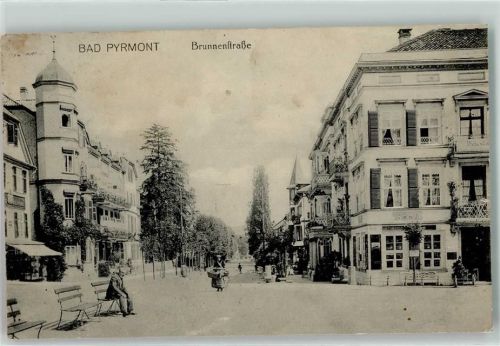 Bad Pyrmont 1916 Brunnenstraße