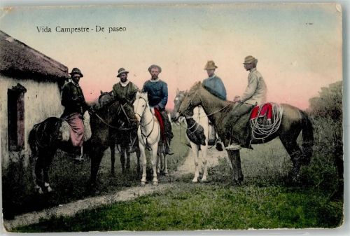 Buenos Aires Tracht Reiter Ort lt. Verlag