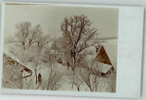 91719 W8824 Hechlingen , Bay 1906 - Winter Wohnhaus
