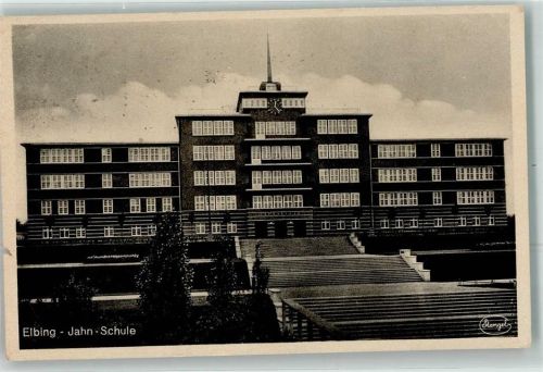 Elbing Jahn Schule WK II Stempel