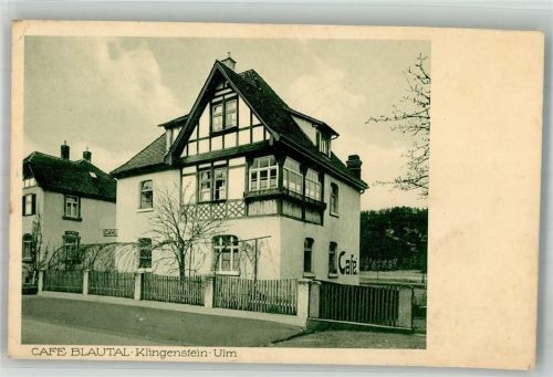 Klingenstein 1904 Cafe Blautal