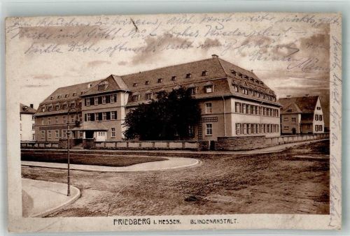 W6360 Friedberg Hessen Blindenanstalt Blinde 1918