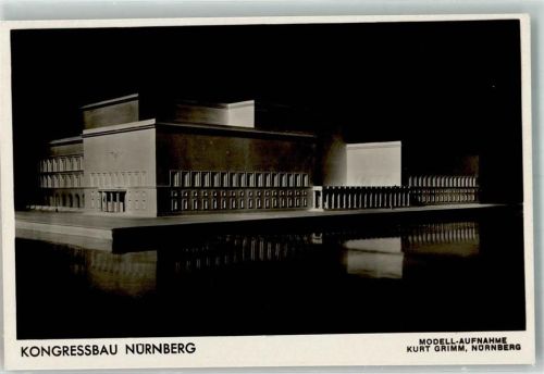 Nürnberg 1935 Modell des Kongressbaues Fotograf Kurt Grimm