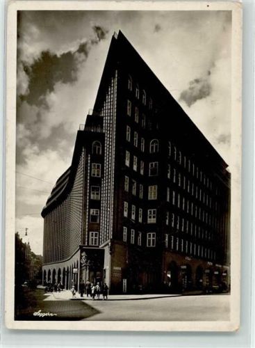 Hamburg 1933 Kontorhaus Chilehaus Architekt Fritz Höger Backsteinexpressionismus