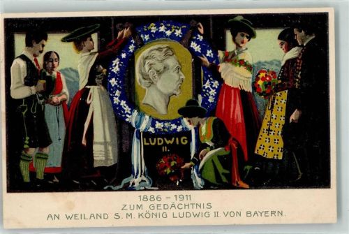 1911 Gedächtnis Weiland S.M.König Ludwig II.